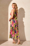 Sleeveless Plisse Maxi Dress