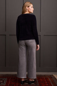 Sweater Cardigan With Fancy Buttons