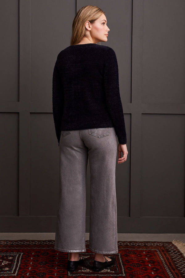 Sweater Cardigan With Fancy Buttons