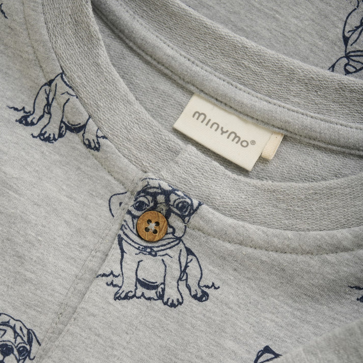 Bulldog Print Top