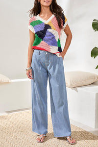 Audrey Pleated Wide Leg Trouser