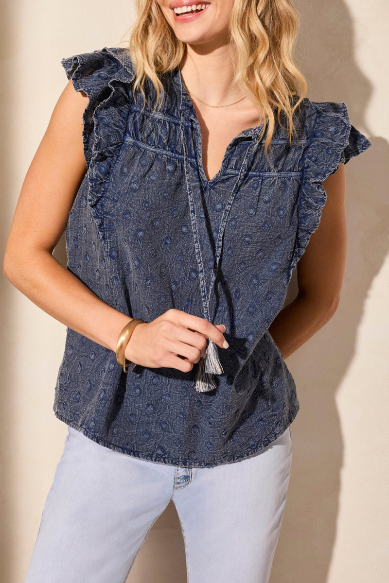 Frill Sleeve Blouse