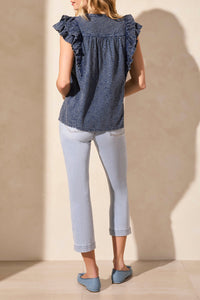 Frill Sleeve Blouse