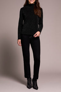 Mock Neck with Merrow Edge Long Sleeve