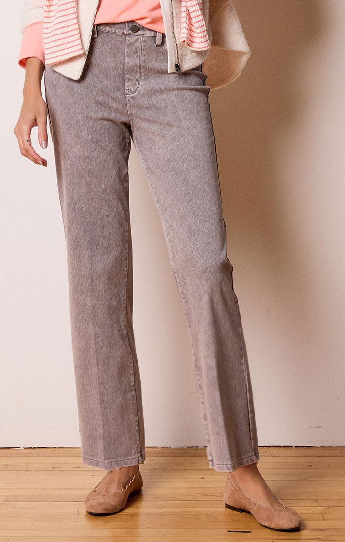 Recess Straight 28" Pull On Ankle Pant