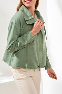 Long Sleeve Button Front Jacket