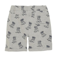 Bulldog Print Shorts