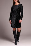 Long Sleeve Lined Dress