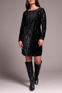 Long Sleeve Lined Dress