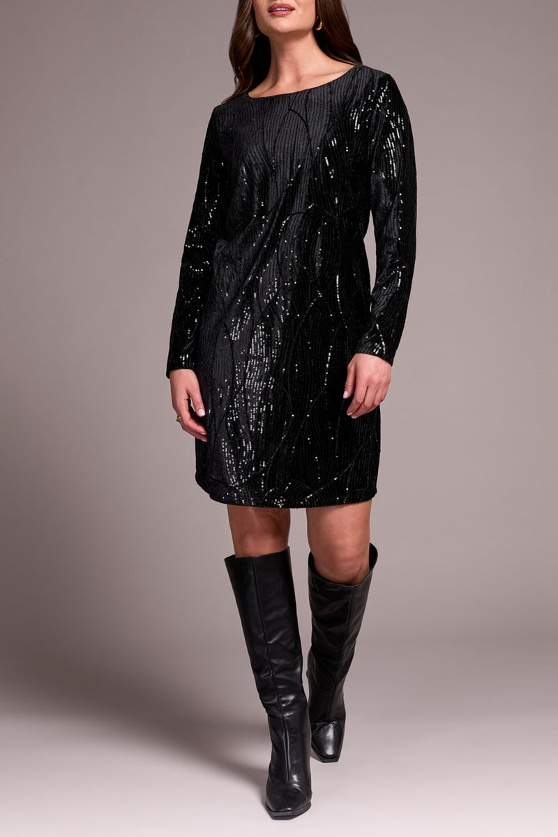 Long Sleeve Lined Dress