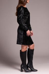 Long Sleeve Lined Dress