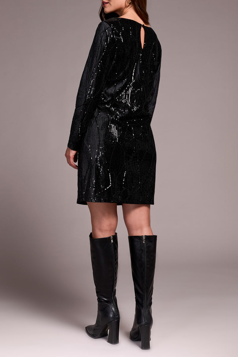 Long Sleeve Lined Dress