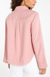 High/Low Denim Shacket