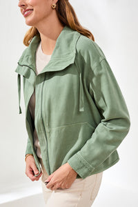 Long Sleeve Button Front Jacket