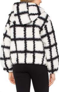 Sherpa Zip Up Hoodie
