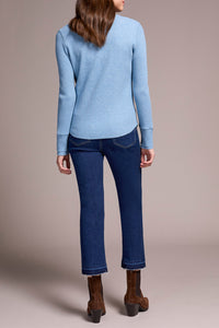 Brushed Waffle Knit Henley