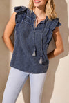 Frill Sleeve Blouse